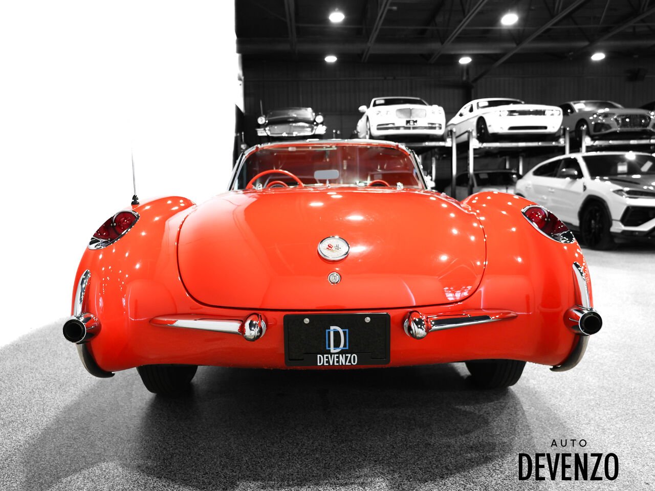 Chevrolet Corvette 1957 Rouge Saint-Eustache - photo #3