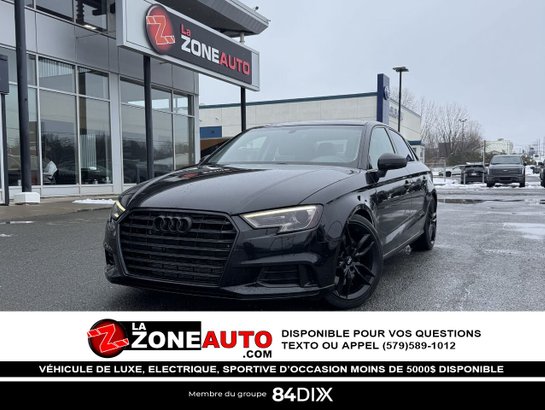 Audi A3 berline 2019 2019 Noir