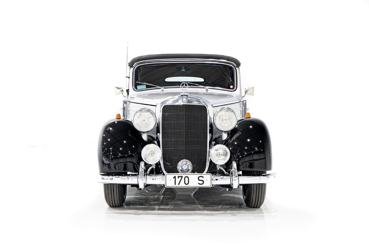 1950 Mercedes-Benz 170S Cabriolet B Wonderfully Presented Old Restoration Grey Montreal - photo #35