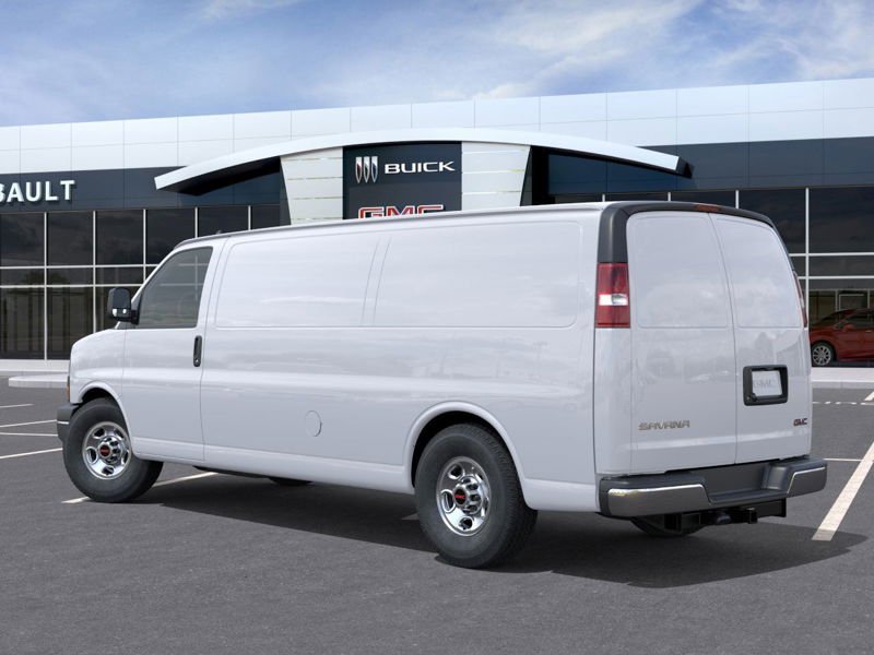 GMC Fourgonnette Savana utilitaire Traction arrière 2500 155 po 2025 BLANC SOMMET Sherbrooke - photo #2