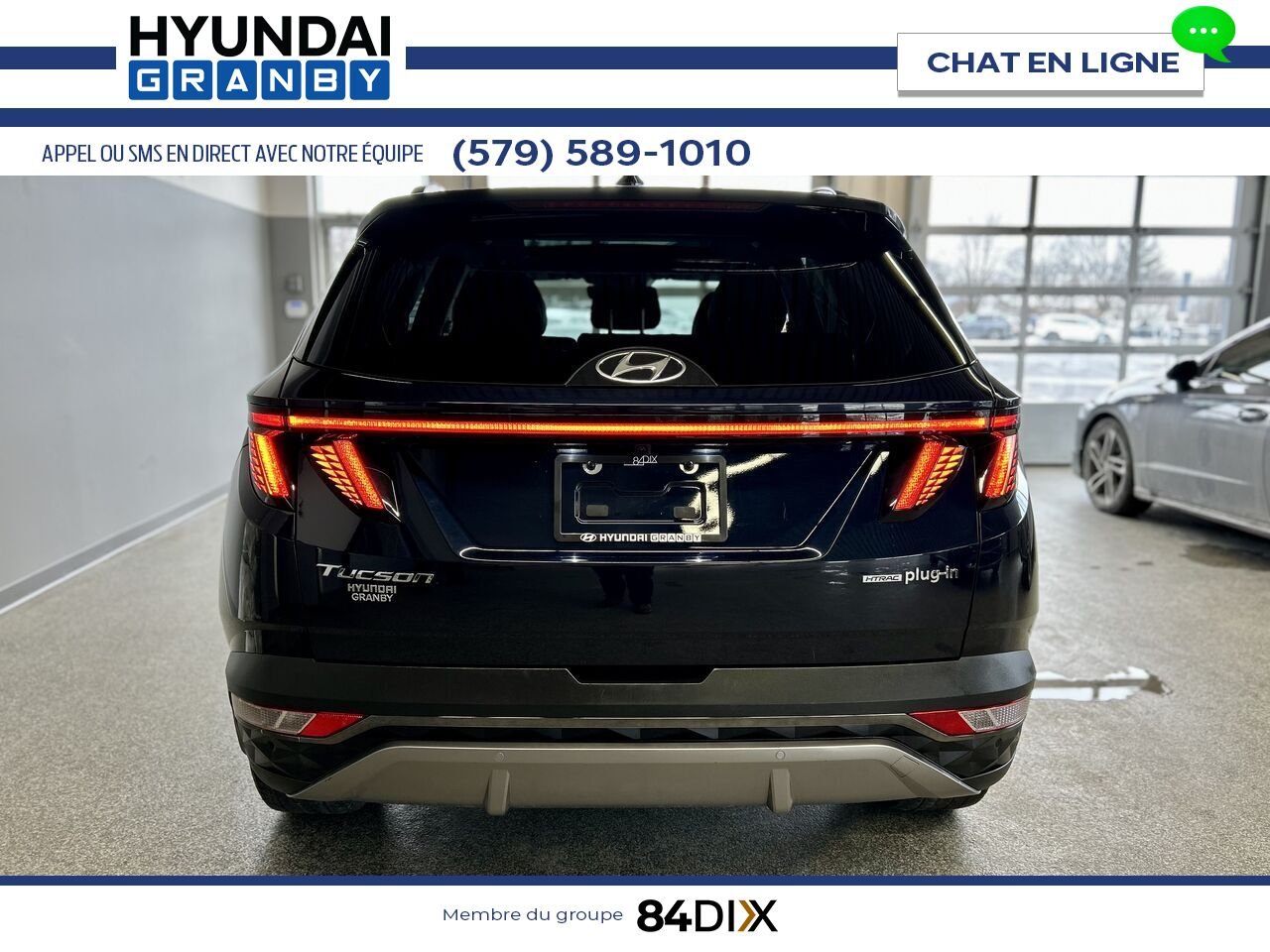 Hyundai Tucson hybride rechargeable 2024 Bleu Granby - photo #5