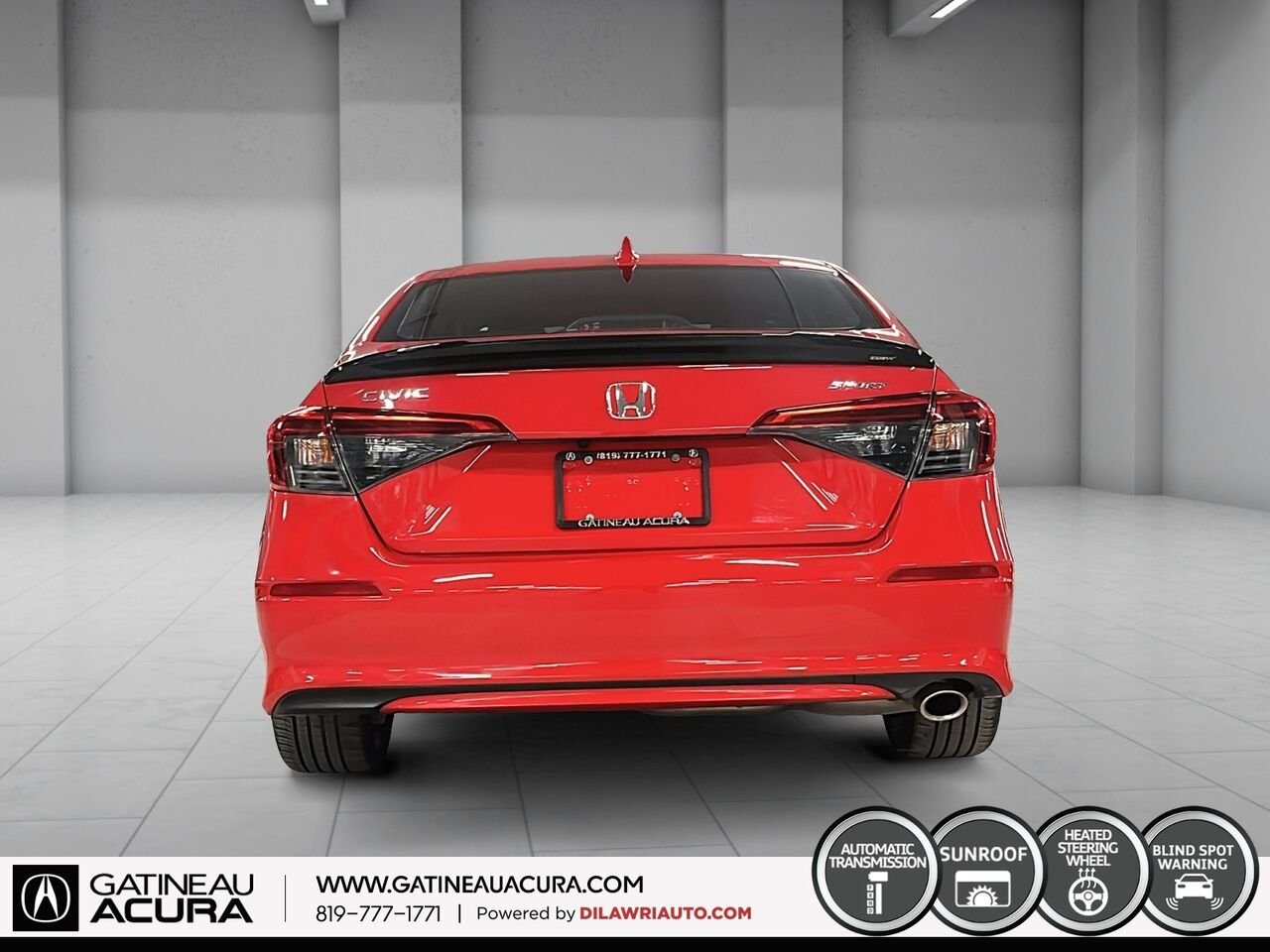 Honda Civic Sport 2022 Rouge Ottawa & Gatineau - photo #16