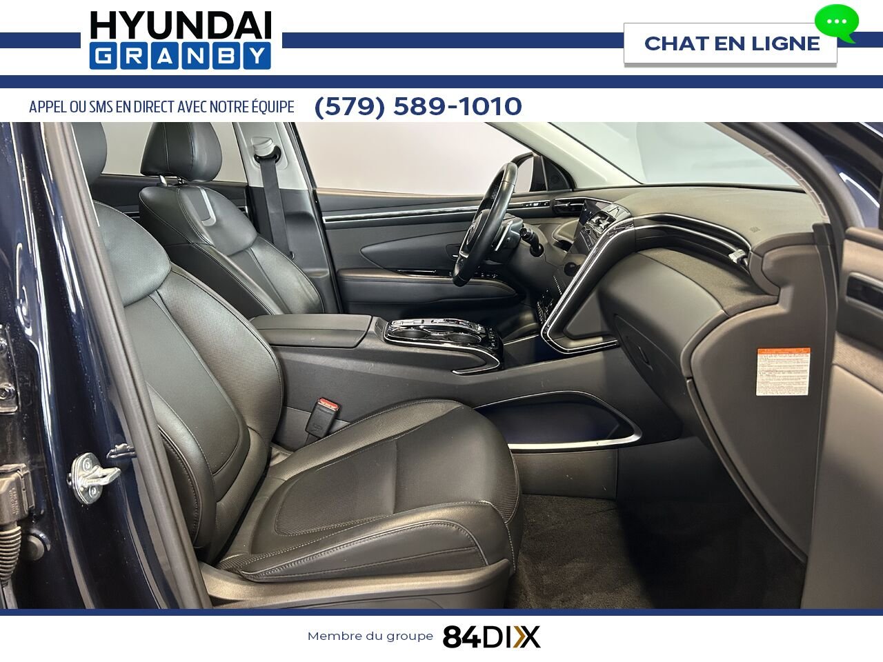 Hyundai Tucson hybride rechargeable 2024 Bleu Granby - photo #22