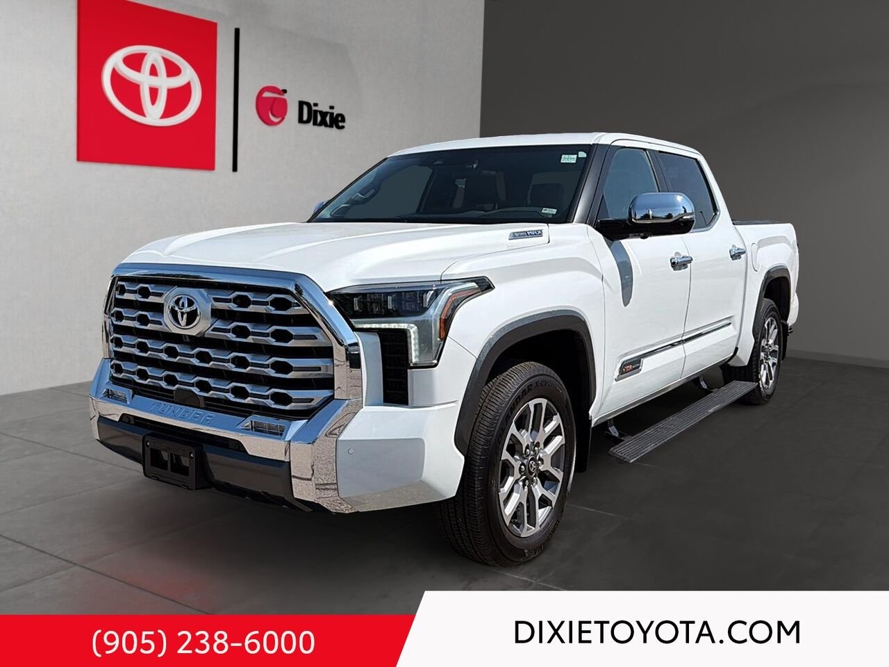 2026 Toyota TUNDRA HYBRID PLATNIUM 1794 EDITION 4WD / CLEAN CARFAX / HEATED AND VENTIALTED SEATS / ALLOY WHEELS / CARPLAY AND ANDROID AUTO White Mississauga - photo #0