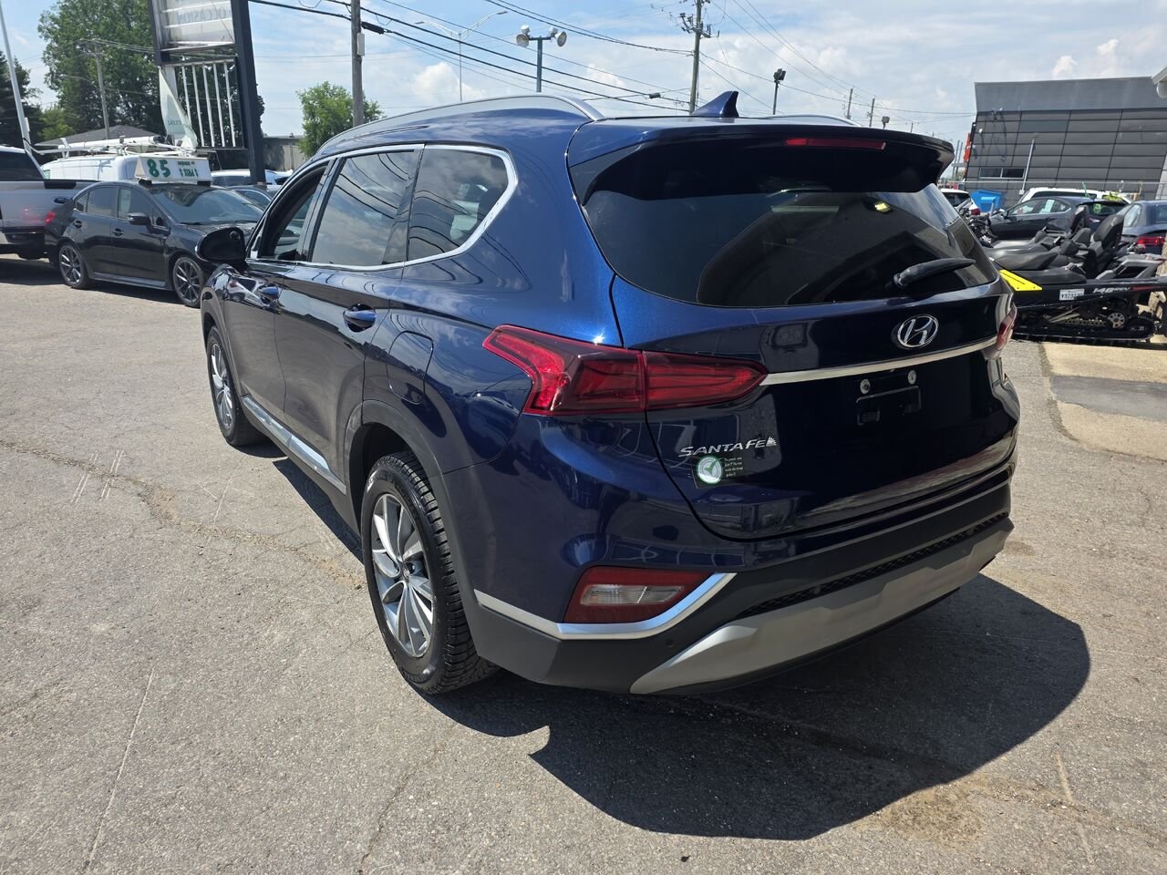 Hyundai Santa Fe 2020 Bleu Longueuil, - photo #3