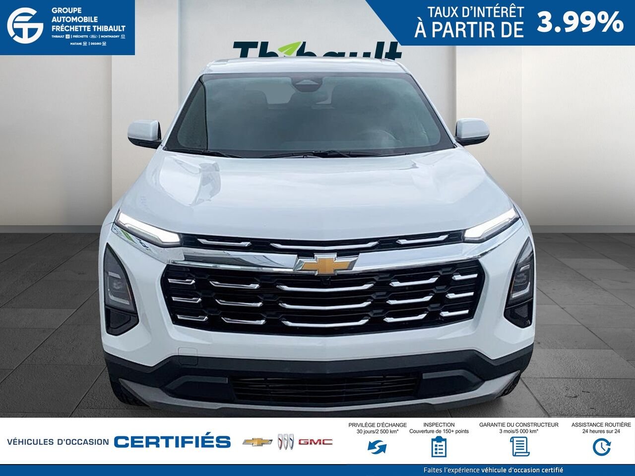 CHEVROLET EQUINOX LT 4 portes à transmission intégrale avec 2LT 2026 Blanc Montmagny - photo #1