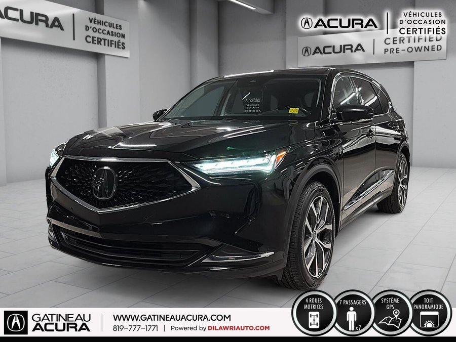 Acura MDX *** UN PROPRIO + CLEAN CARFAX *** 2024 Noir