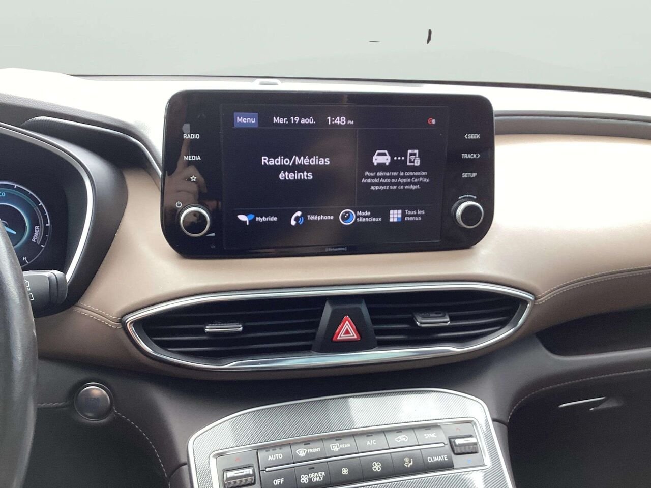 2022 Hyundai Santa Fe Hybrid White Gatineau - photo #11