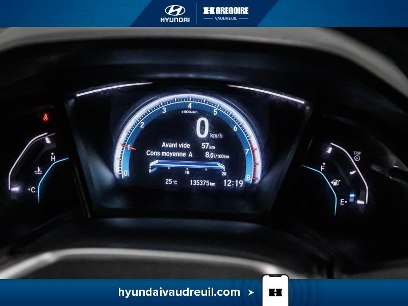 Honda Civic 2018 Blanc Laval - photo #23