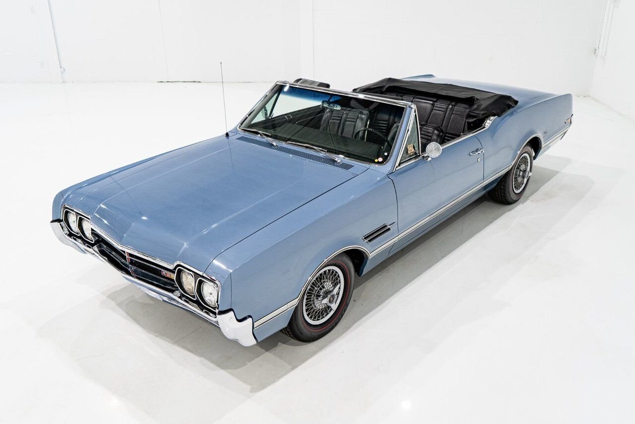 1966 Oldsmobile 442 PRIX EN USD | Matching# 400cu.in. 4-Speed Blue Montreal - photo #35