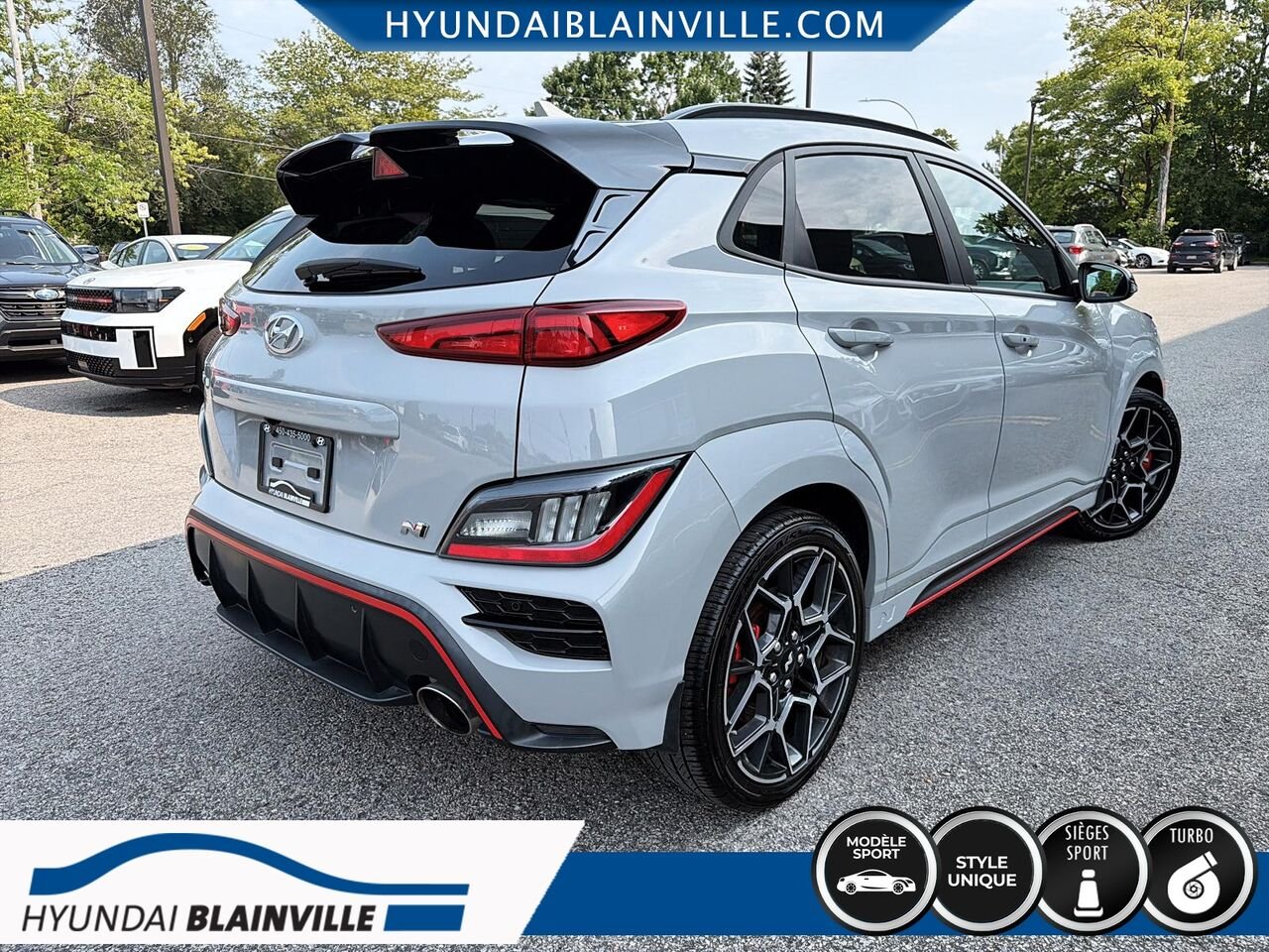 Hyundai Kona N 2022 Gris Blainville - photo #3
