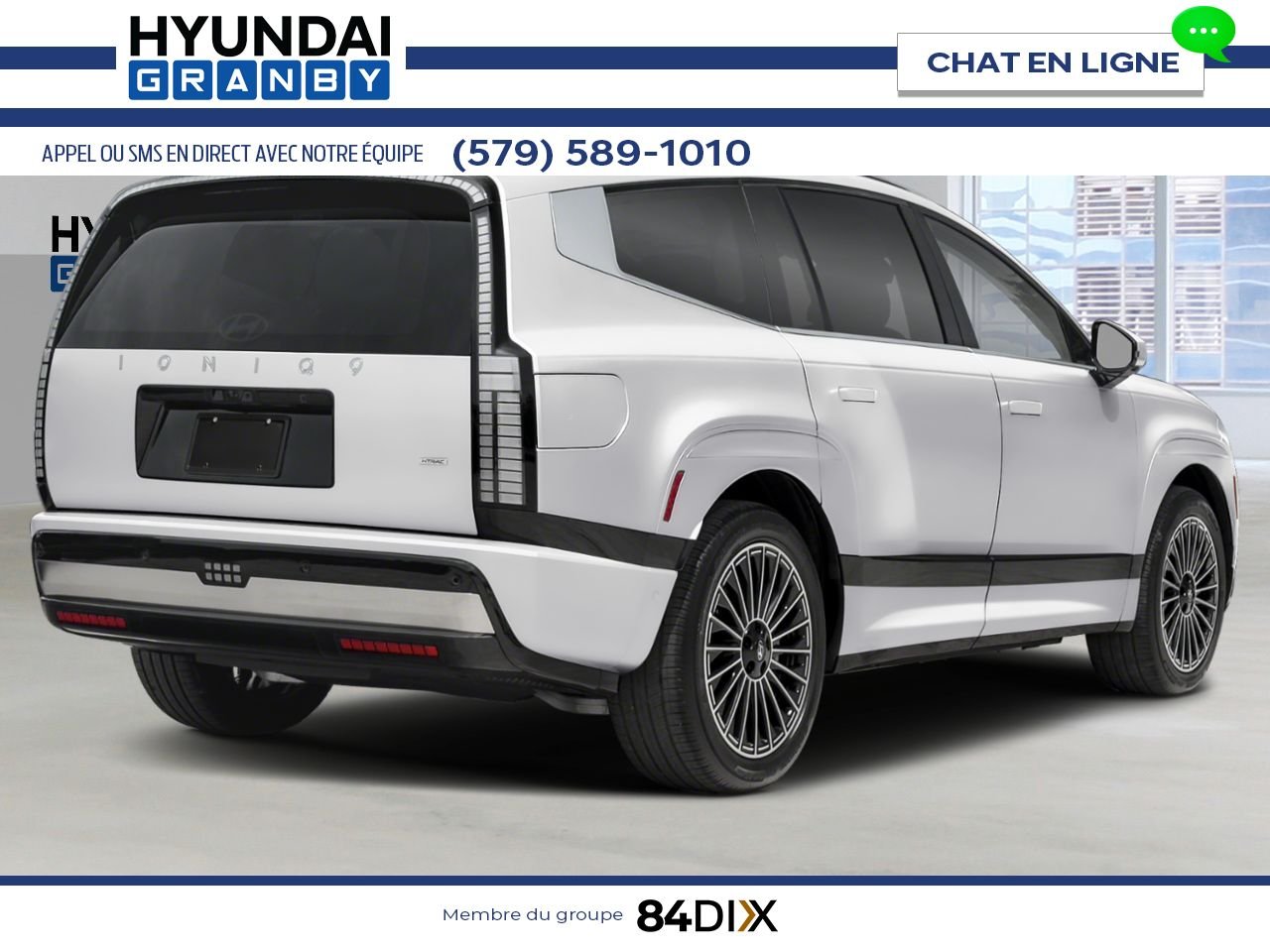 HYUNDAI IONIQ 9 2026 Blanc à thématique Serenity Granby - photo #1