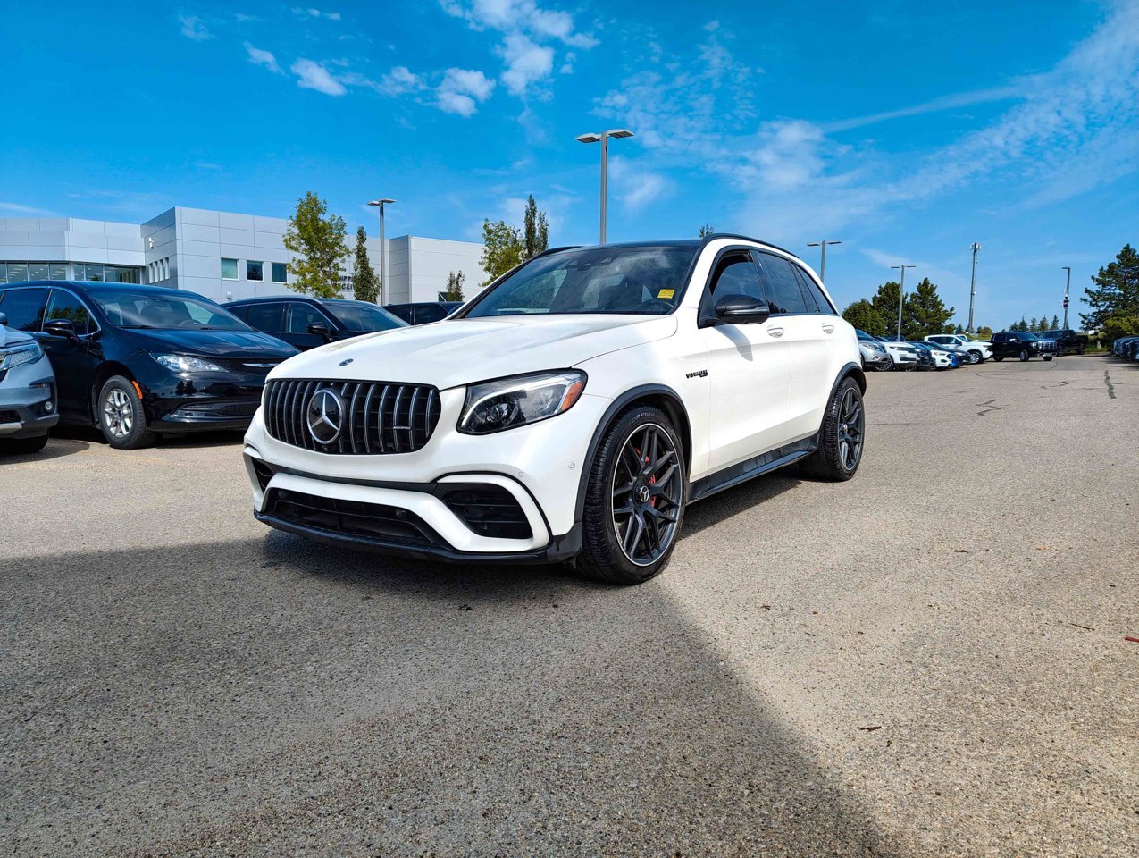 2019 Mercedes-Benz GLC AMG GLC 63 S 4MATIC+ SUV designo Diamond White Sherwood Park - photo #3