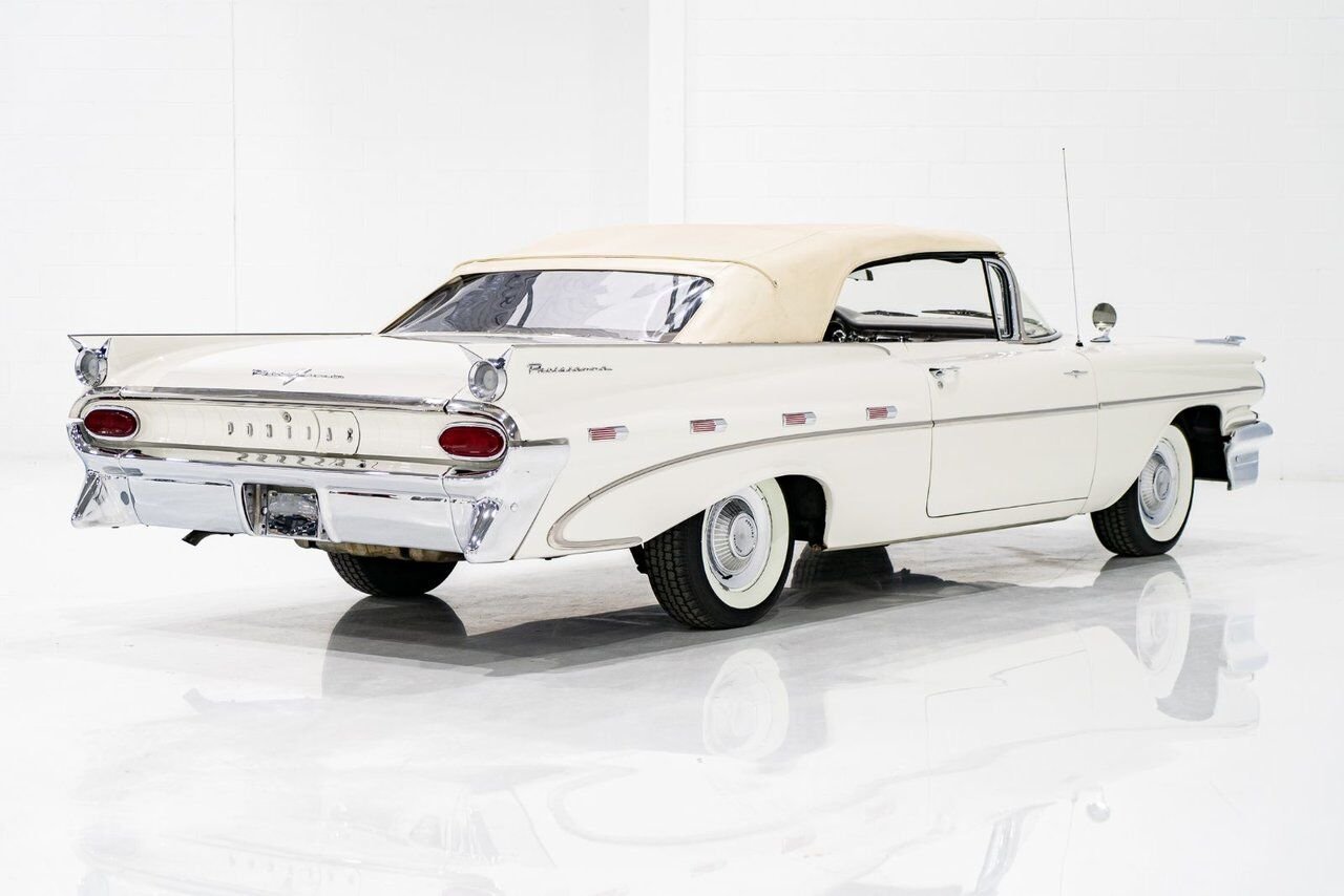 Pontiac PARISIENNE **PRIX EN USD** Fully restored with 261cu.in. and GM built sheet 1959 Blanc Montréal - photo #54