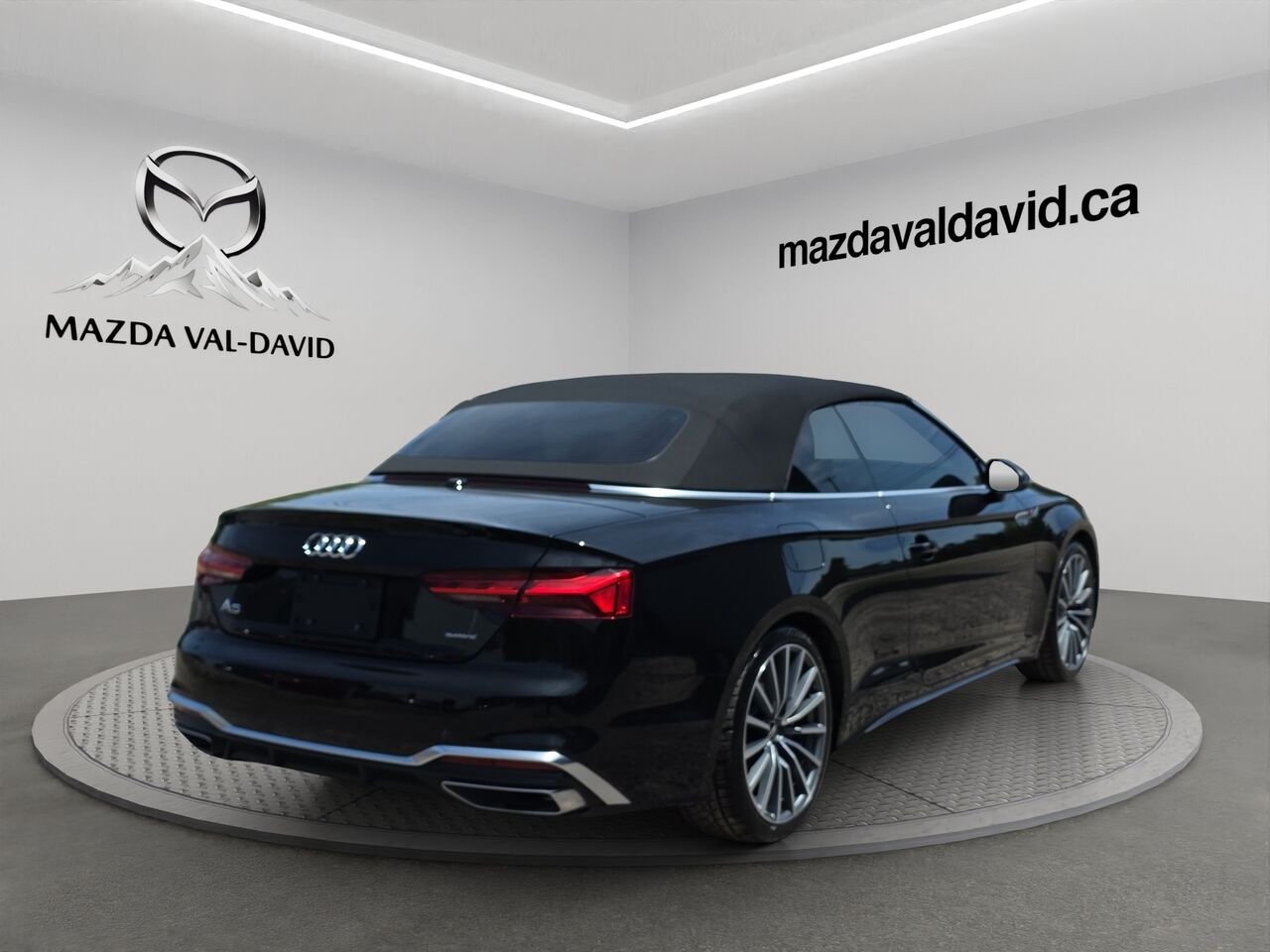 Audi A5 cabriolet Progressiv 45 TFSI quattro, S-LINE, Navigation, Détecteur d'angles morts 2023 Noir Val-David - photo #22