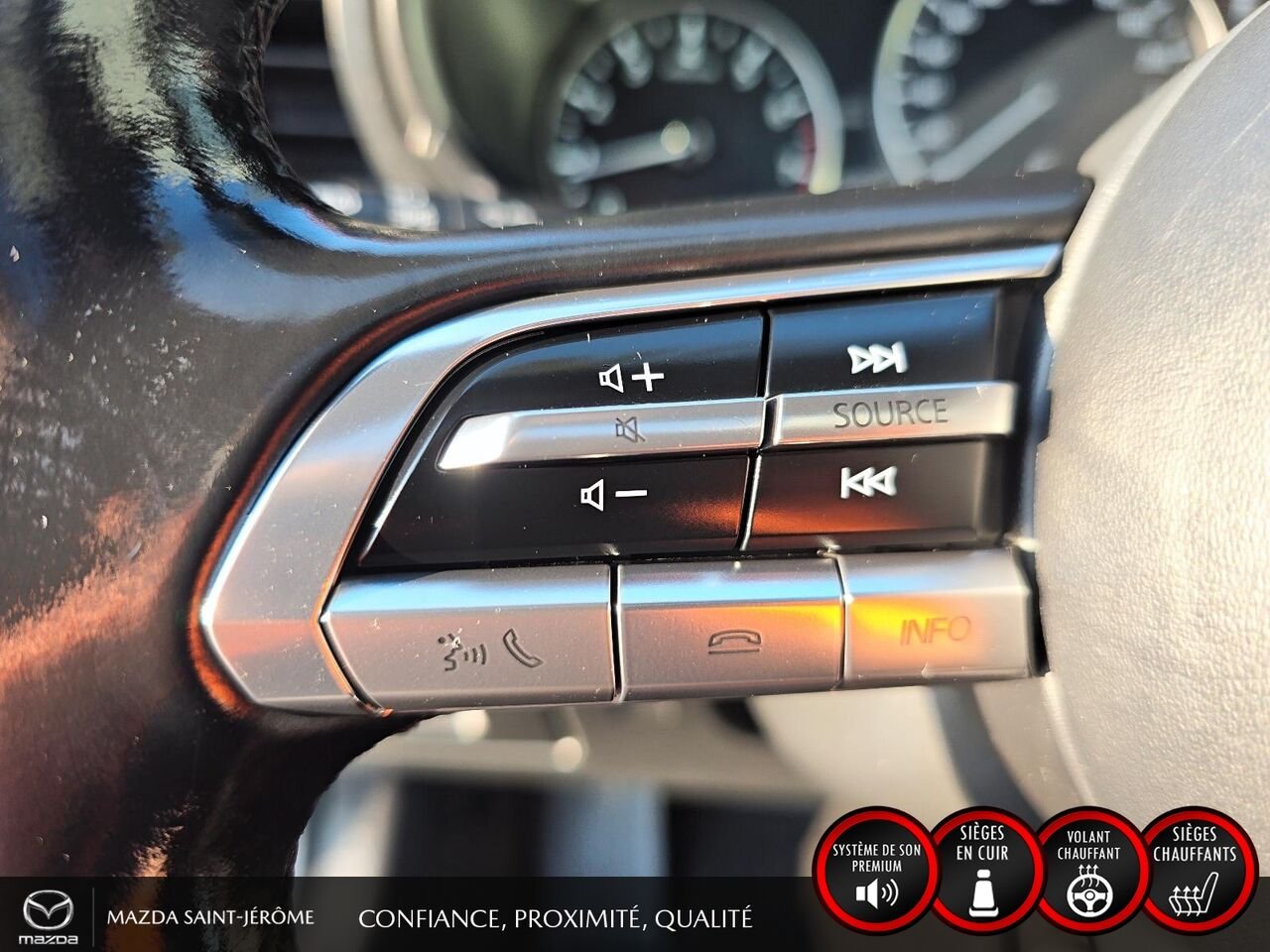 2023 Mazda Mazda3 Sport GT avec moteur turbo | TOIT OUVRANT | CUIR ROUGE | AWD Grey Saint-Jérôme - photo #13