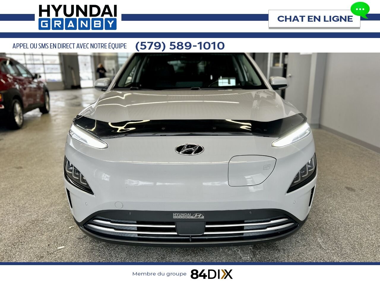 Hyundai Kona électrique 2023 Gris Granby - photo #2