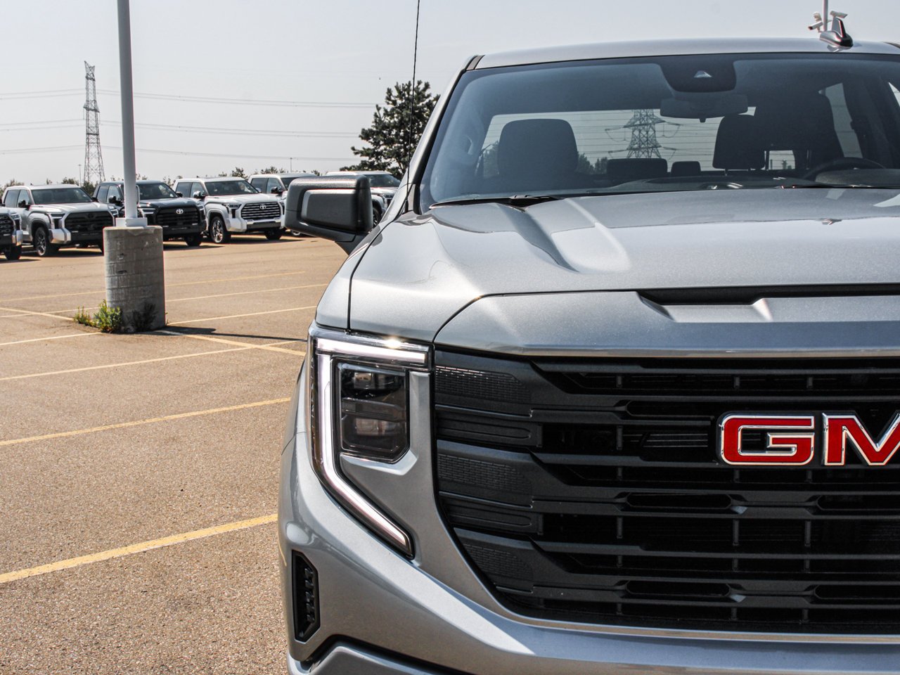2024 GMC Sierra 1500 4WD Crew Cab 147 Pro Grey Sherwood Park - photo #10