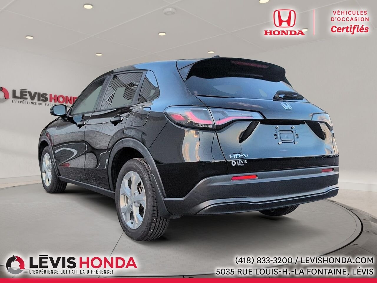Honda HR-V LX AWD LX Traction Intégrale CVT 2023 Noir Lévis - photo #11