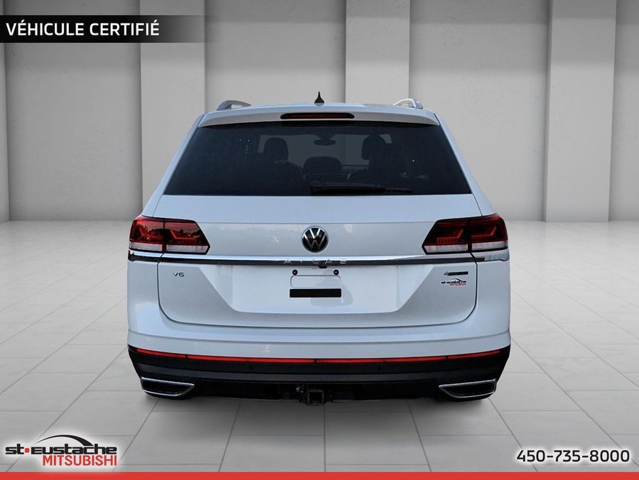 2023 Volkswagen Atlas Highline 3.6 FSI 4MOTION-7 PASSAGERS-CUIR-TOIT PANORAMIQUE-SIÈGES CHAUFFANTS White