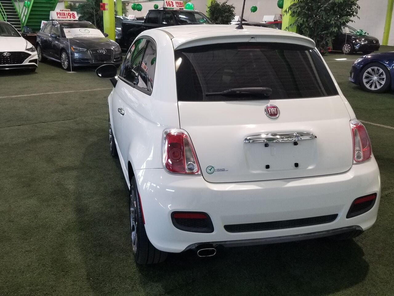 2014 FIAT 500 White  - photo #8