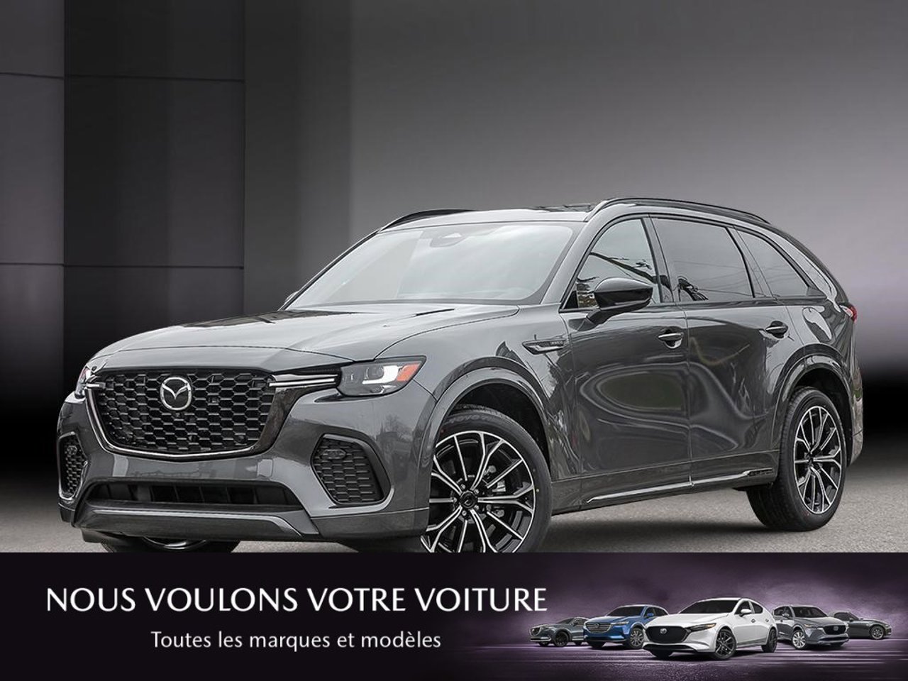 2026 Mazda CX-70 PHEV JM3KJEHA9T1202406 Machine Grey Metallic Mirabel - photo #0
