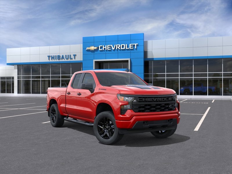 CHEVROLET SILVERADO 1500 Custom cabine double 4RM 147 po 2026 Rouge