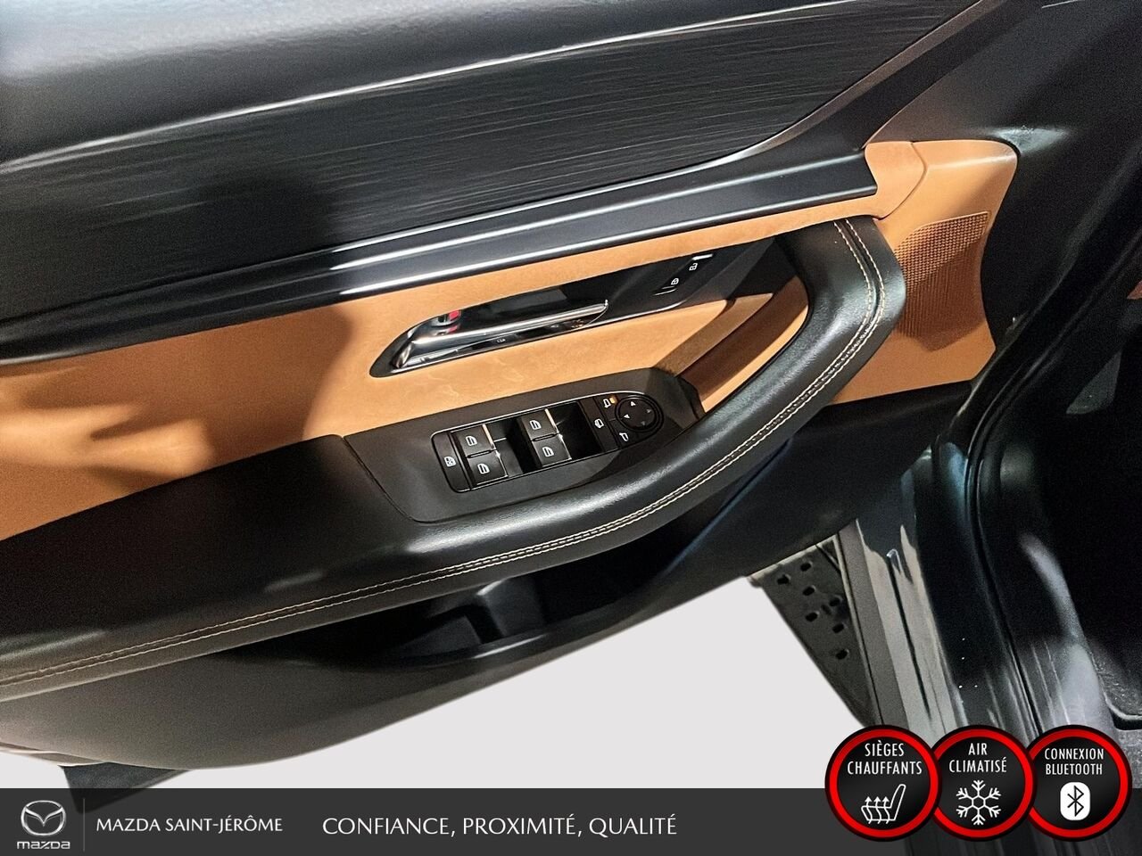 2024 Mazda CX-90 hybride léger Signature | TOIT PANORAMIQUE | AWD | CUIR NAPPA | SIEGES CAPITAINES Grey Saint-Jérôme - photo #12