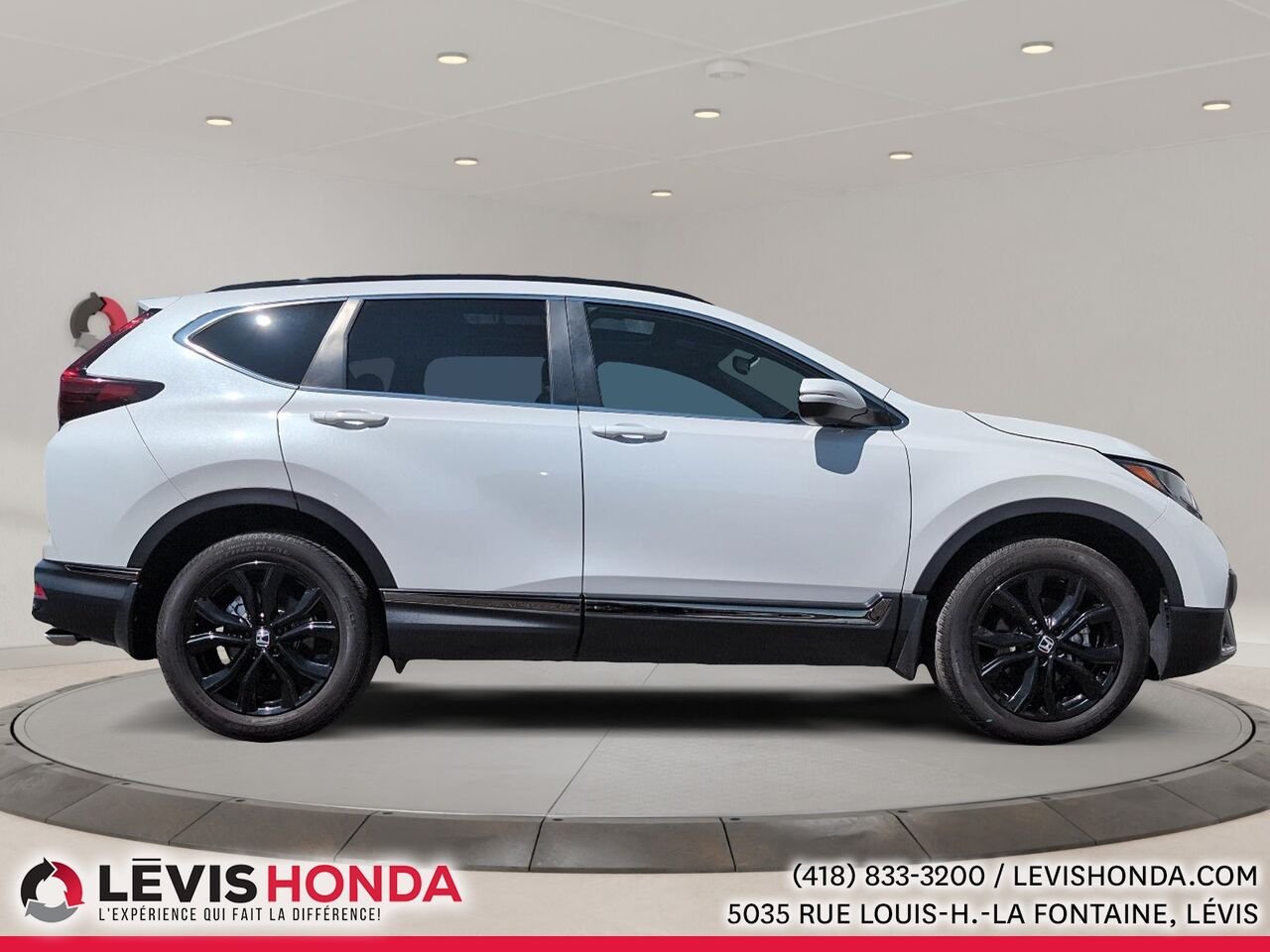Honda CR-V Black Edition AWD Black Edition Traction Intégrale 2021 Blanc Lévis - photo #6
