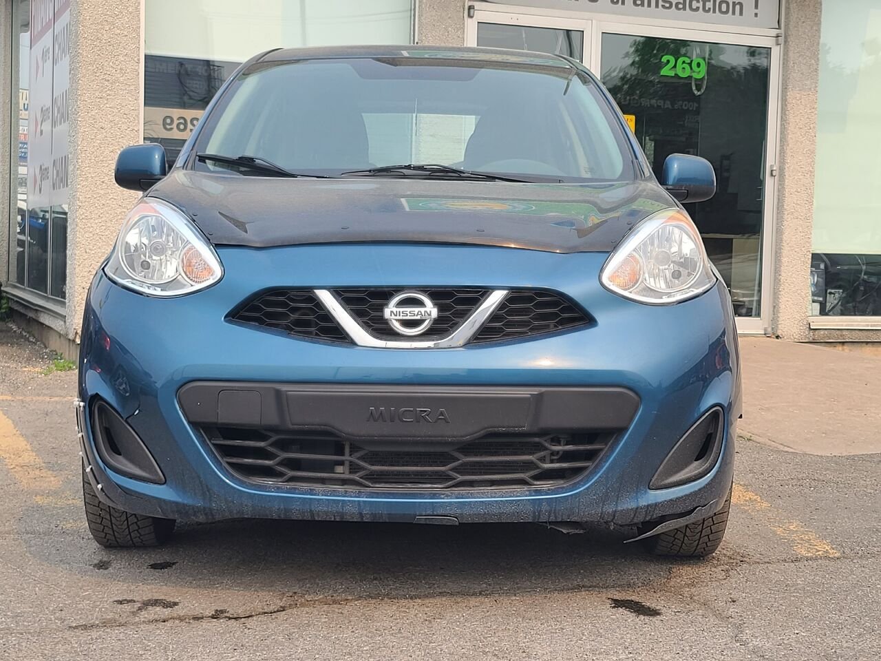 2017 nissan micra Green  - photo #1