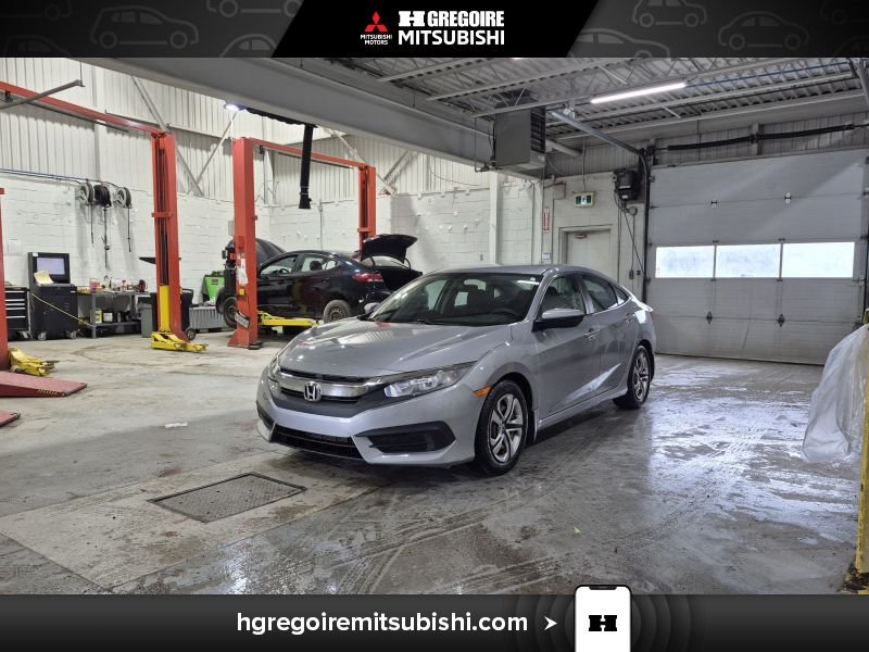Honda Civic MH4468 | LX * Automatique* Caméra * Siege Chauffant 2016 Gris Laval - photo #2