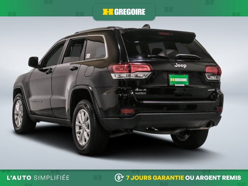 Jeep Grand Cherokee 821078 | Laredo AWD AUTO AC GR ELECT MAGS CAM RECUL BLUETOO 2021 Noir Laval - photo #5
