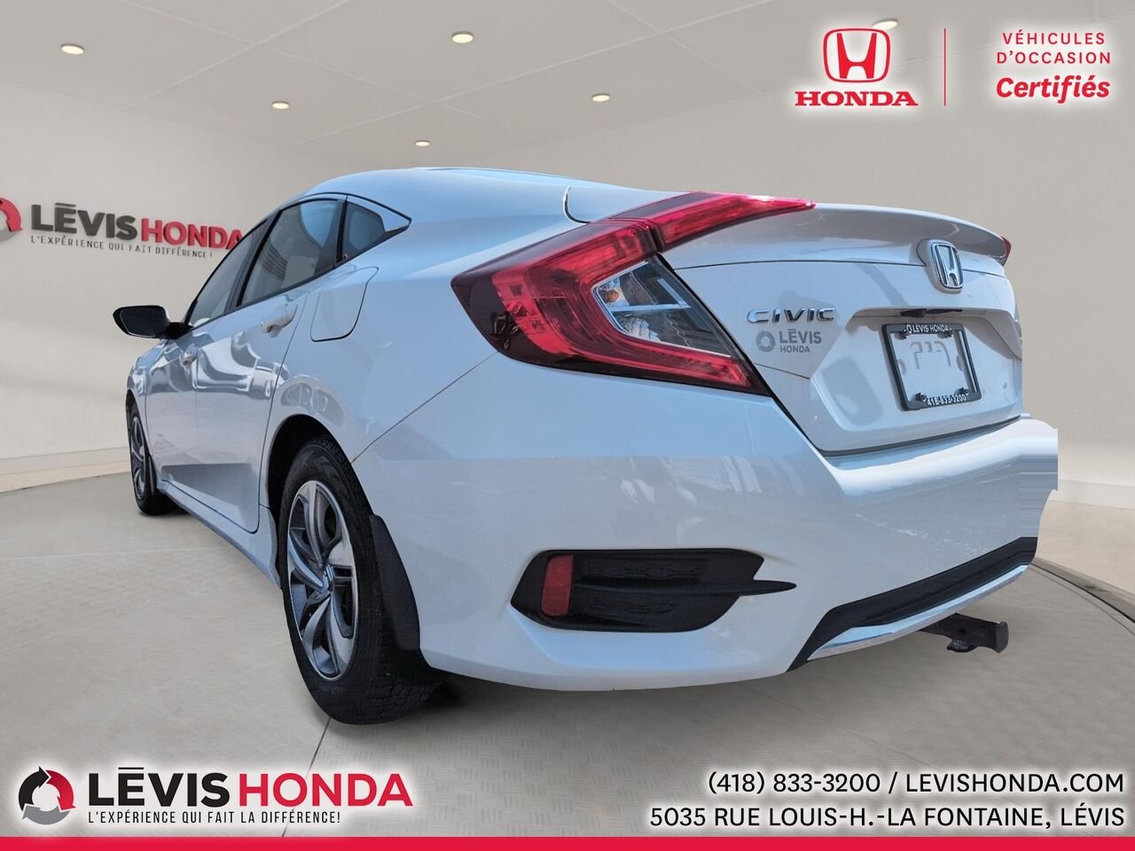 2019 Honda Civic LX LX BM White Lévis - photo #11