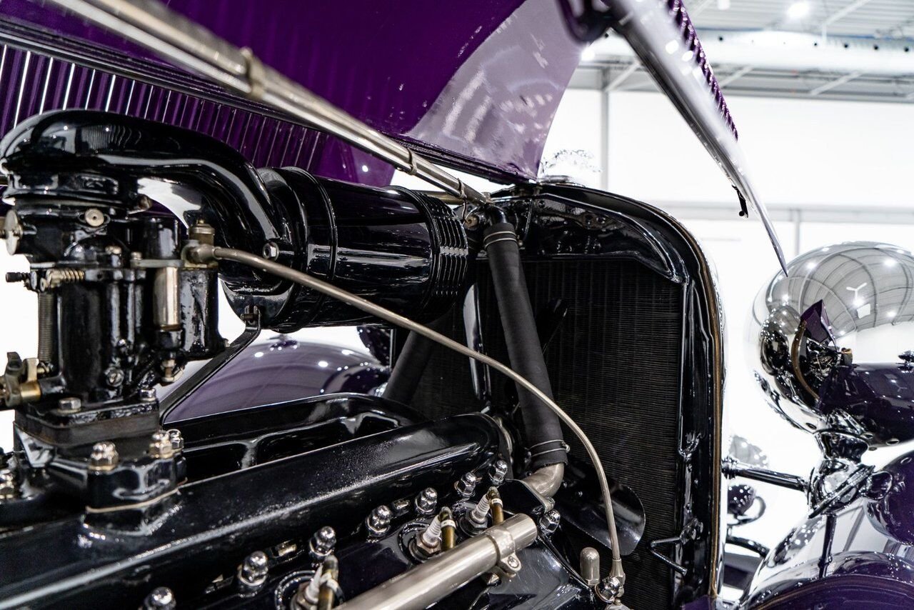 1933 Lincoln KB Victoria Coupe One Of 18 Built, And The Only Known Surviving **PRICE IN USD** Purple Montreal - photo #55
