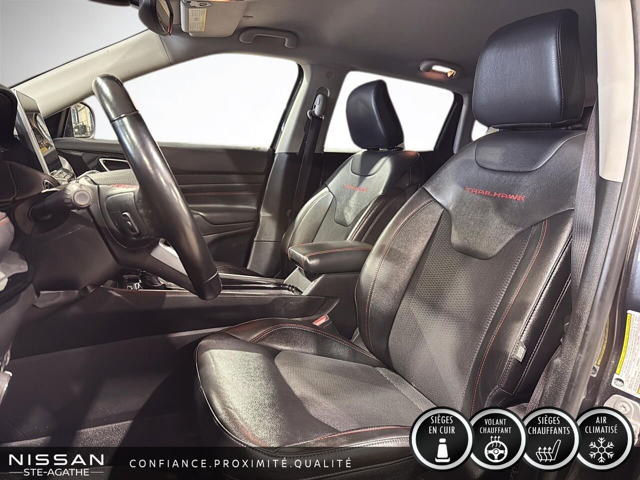 2022 Jeep Compass Trailhawk | 4X4 | VOLANT CHAUFFANT | ATTELAGE | CAMÉRA DE RECUL Grey Saint-Jérôme - photo #7