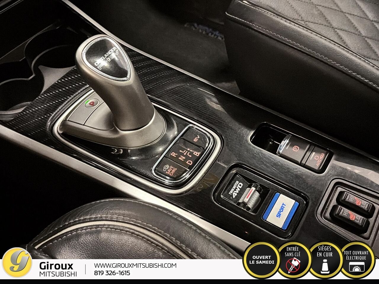 2022 MITSUBISHI OUTLANDER PHEV BLACK EDITION Grey Sainte-Agathe-des-Monts - photo #14