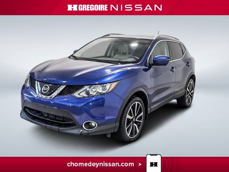 Nissan Qashqai CR7275 | SL * Cuir Beige * Mag * Caméra * Bas KM !! 2018 Bleu Laval - photo #2