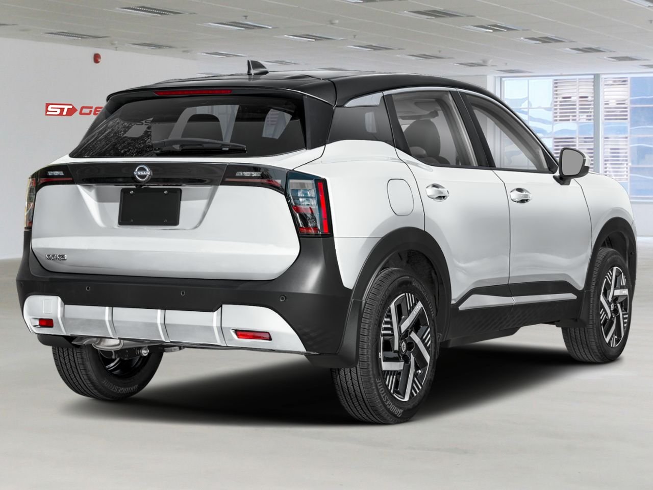 NISSAN Kicks 2026 Blanc d'Aspen triple couche/Noir intense Saint-Georges - photo #1