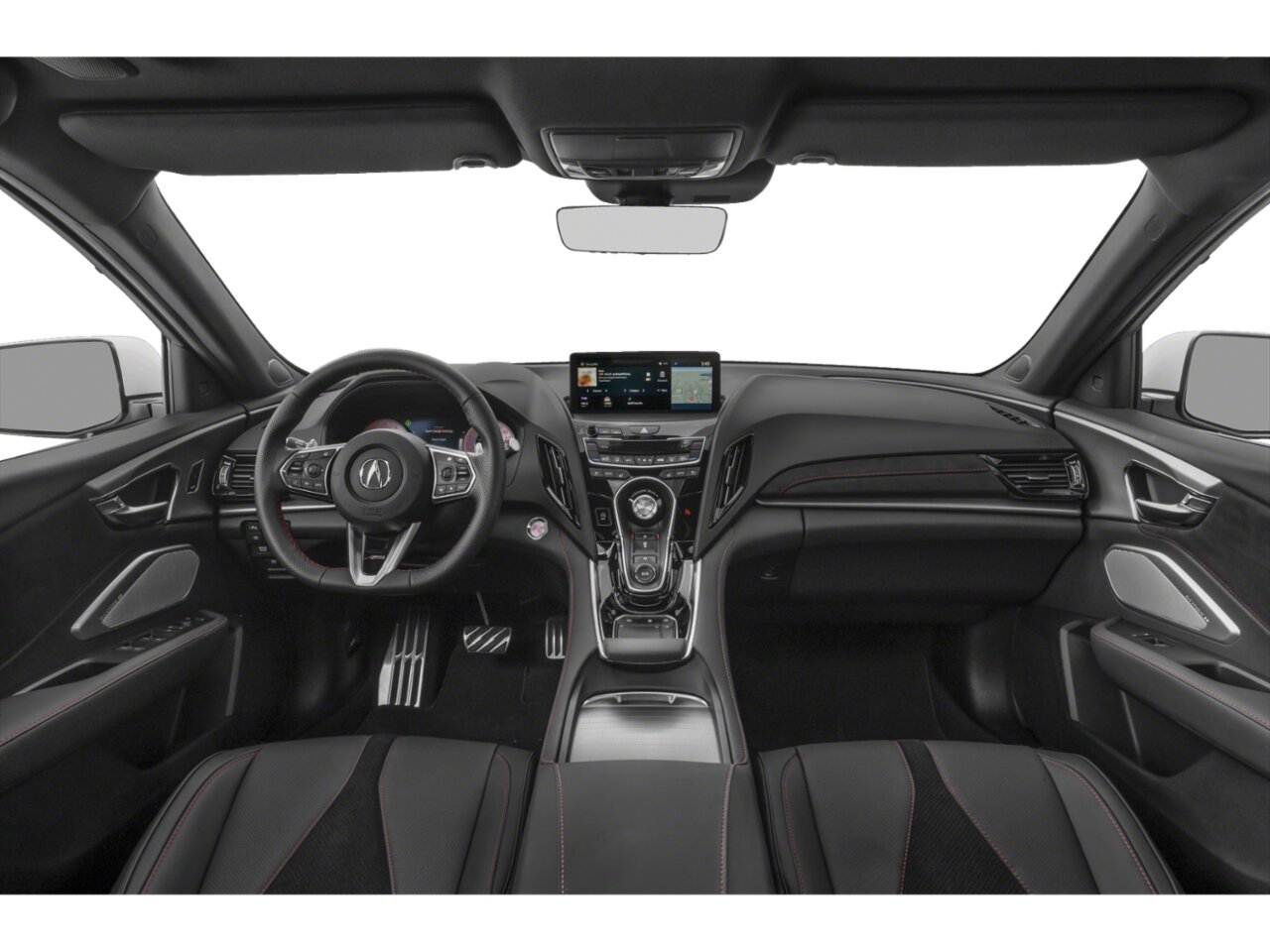Acura RDX A-Spec 2023 PLATINUM WHITE PEARL(NH-883PX)-RED Saint-Eustache - photo #9