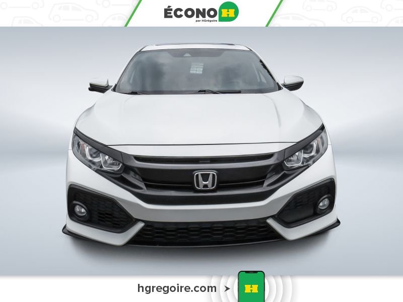 2019 Honda Civic White Laval - photo #1