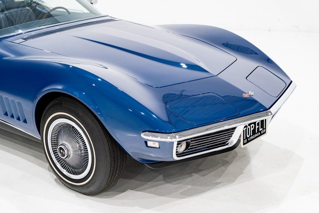 Chevrolet Corvette *PRIX EN USD* Matching numbers Top flight with extensive documentation 1968 Bleu Montréal - photo #46