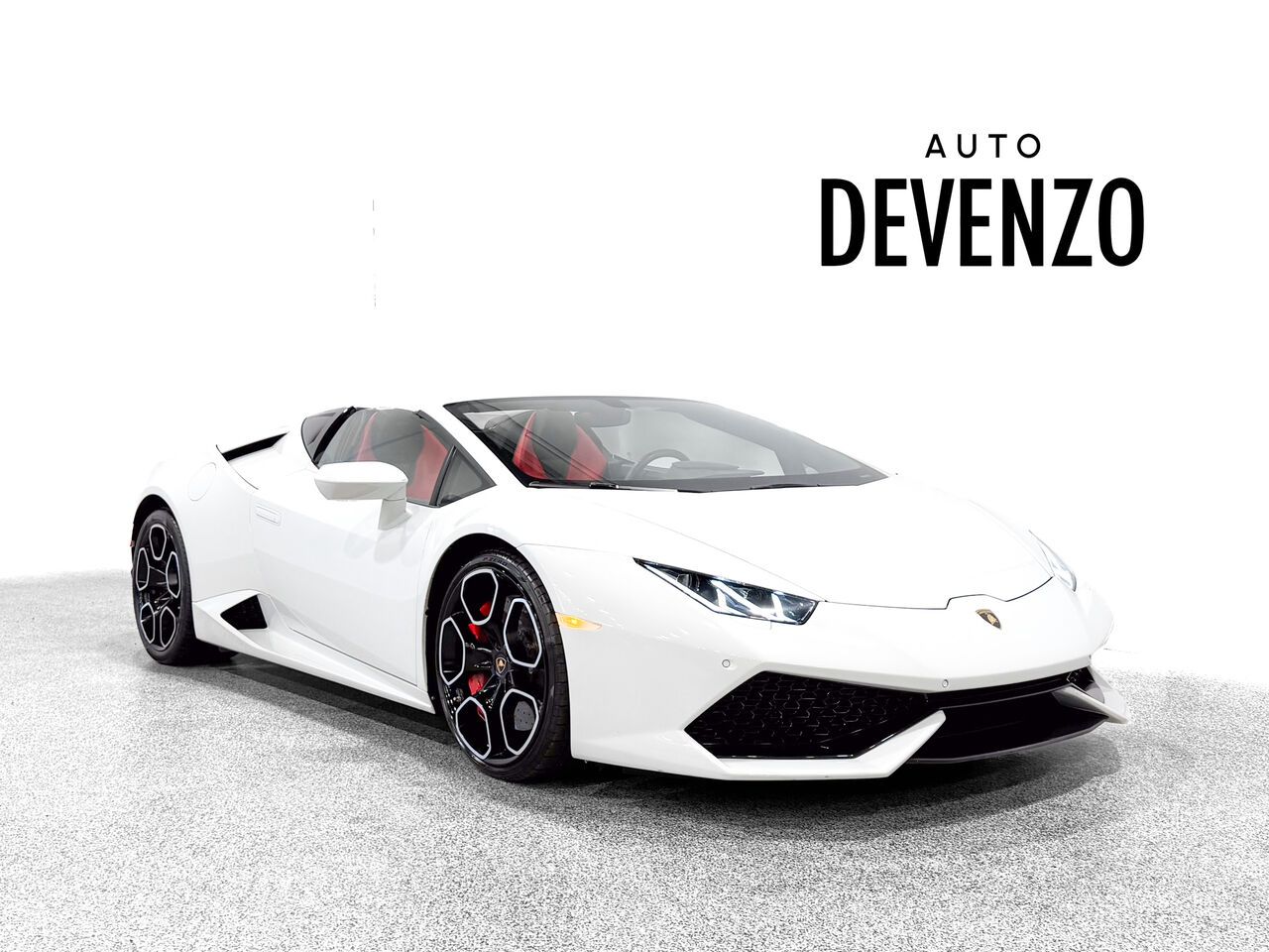 White 2018 Lamborghini Huracan Convertible All-Wheel Drive Automatic