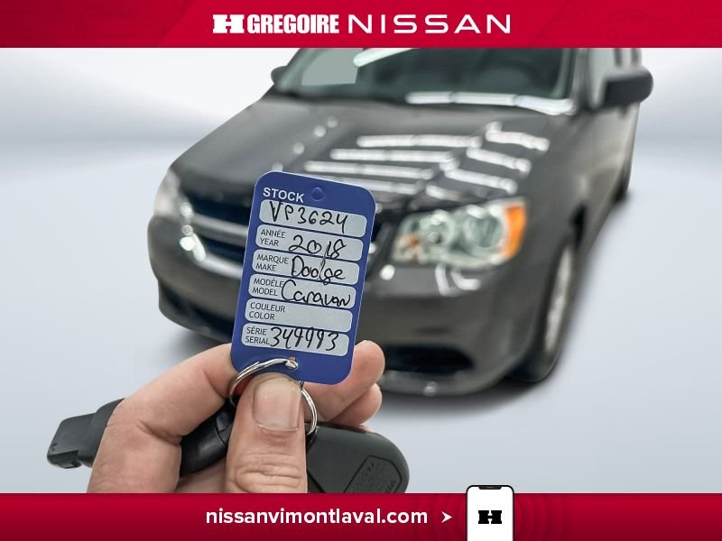 Dodge GR Caravan VP3624 | 2018 DODGE GR CARAVAN SEULEMENT 17502 KM WOW 2018 Gris Laval - photo #24