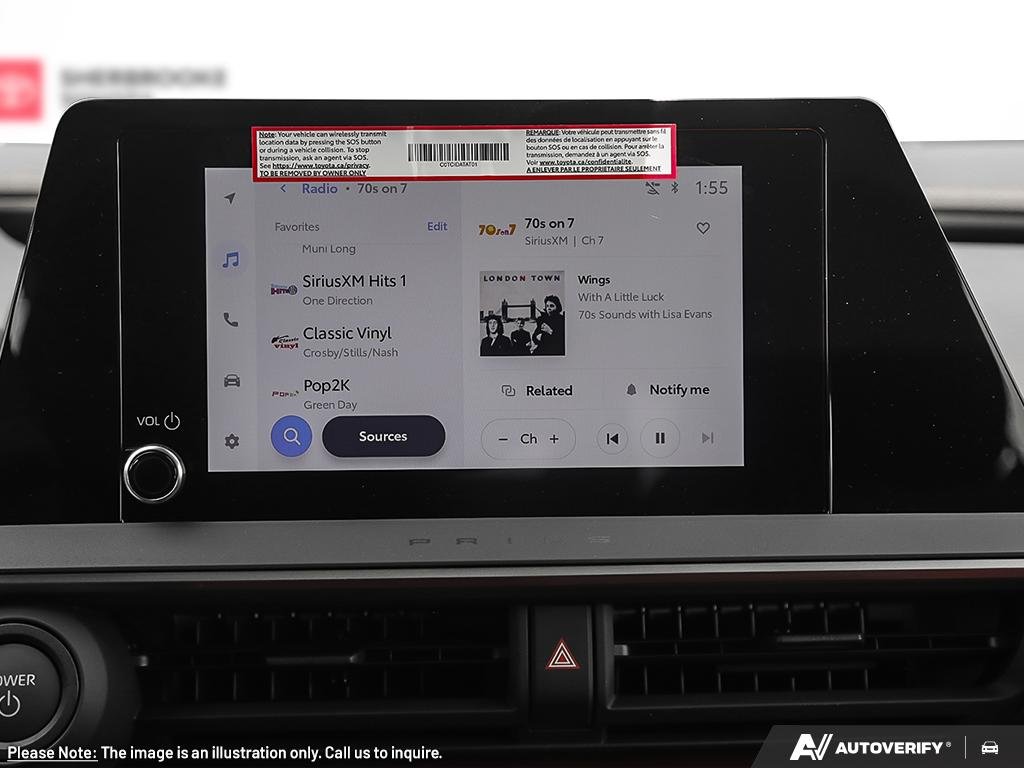 2026 Toyota Prius Plug-in Hybrid JTDACACU3T3068022 Midnight Black Metallic Sherbrooke - photo #16