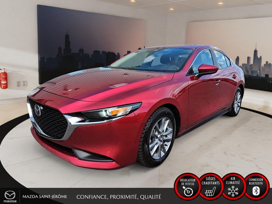 Mazda Mazda3 GS | AWD | CLEAN CARFAX | 2023 Rouge