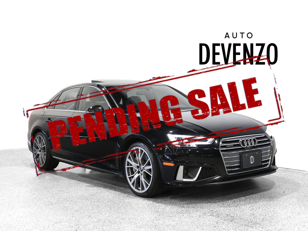 Black 2019 Audi A4 Sedan Automatic