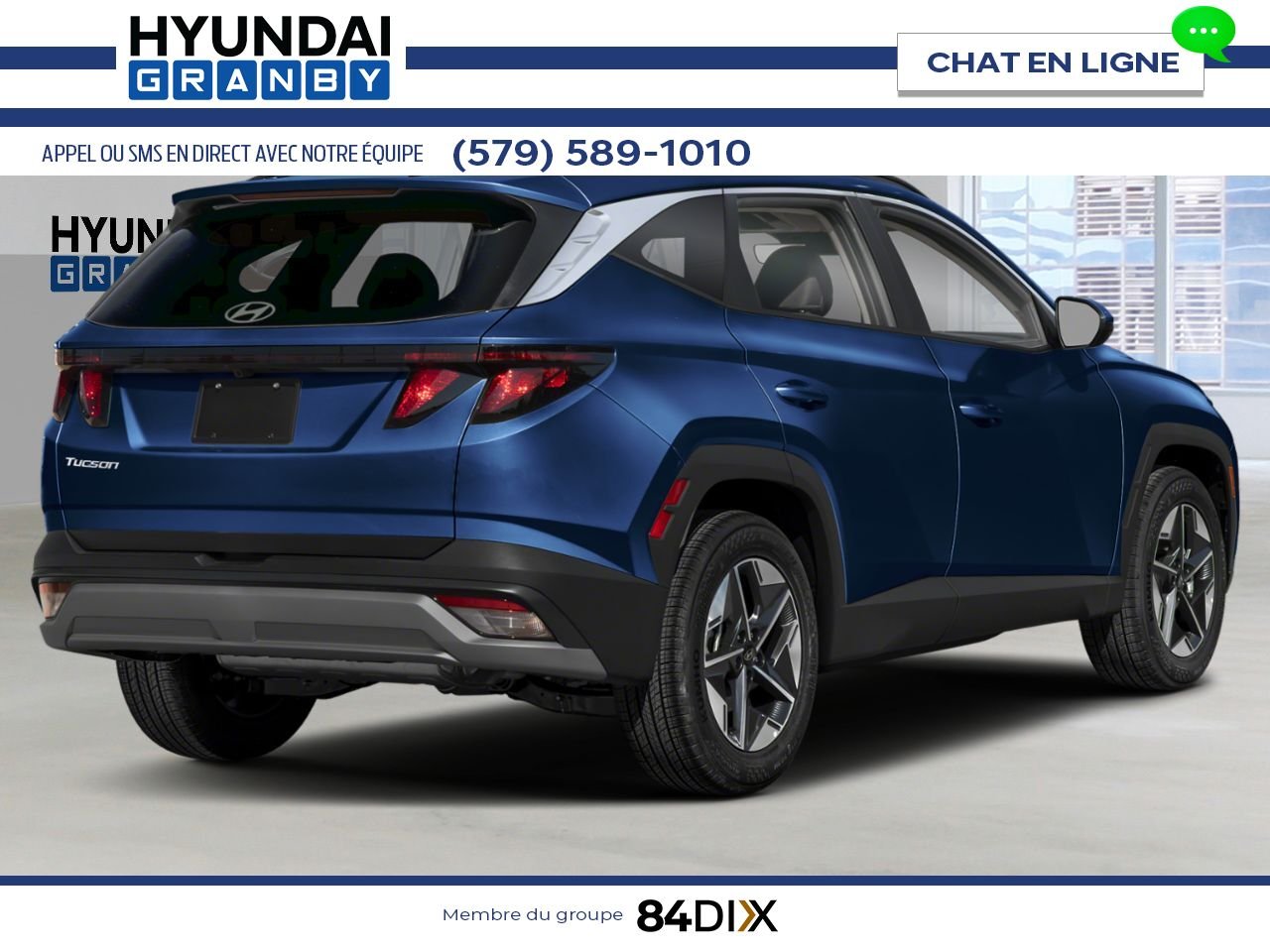 HYUNDAI Tucson 2026 Bleu océan Granby - photo #2