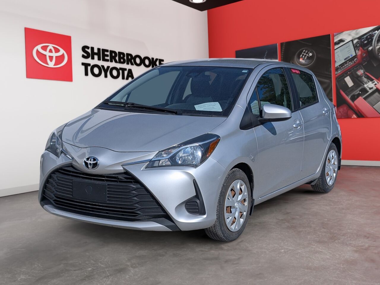 Silver 2018 Toyota Yaris Hatchback Front-Wheel Drive Automatic