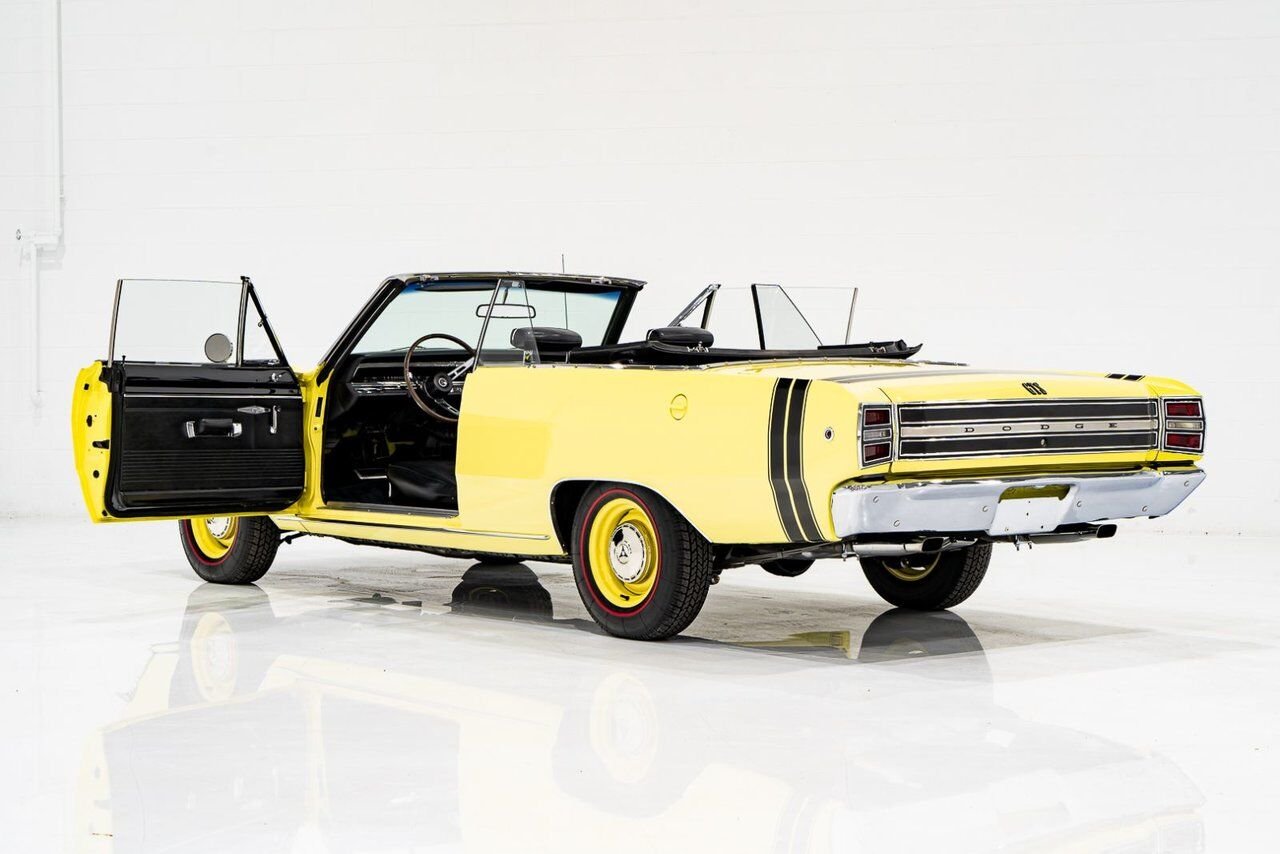 1968 Dodge Dart *PRIX EN USD* GTS Conv Matching #s 340 cu in With Original Built Sheet Yellow Montreal - photo #91