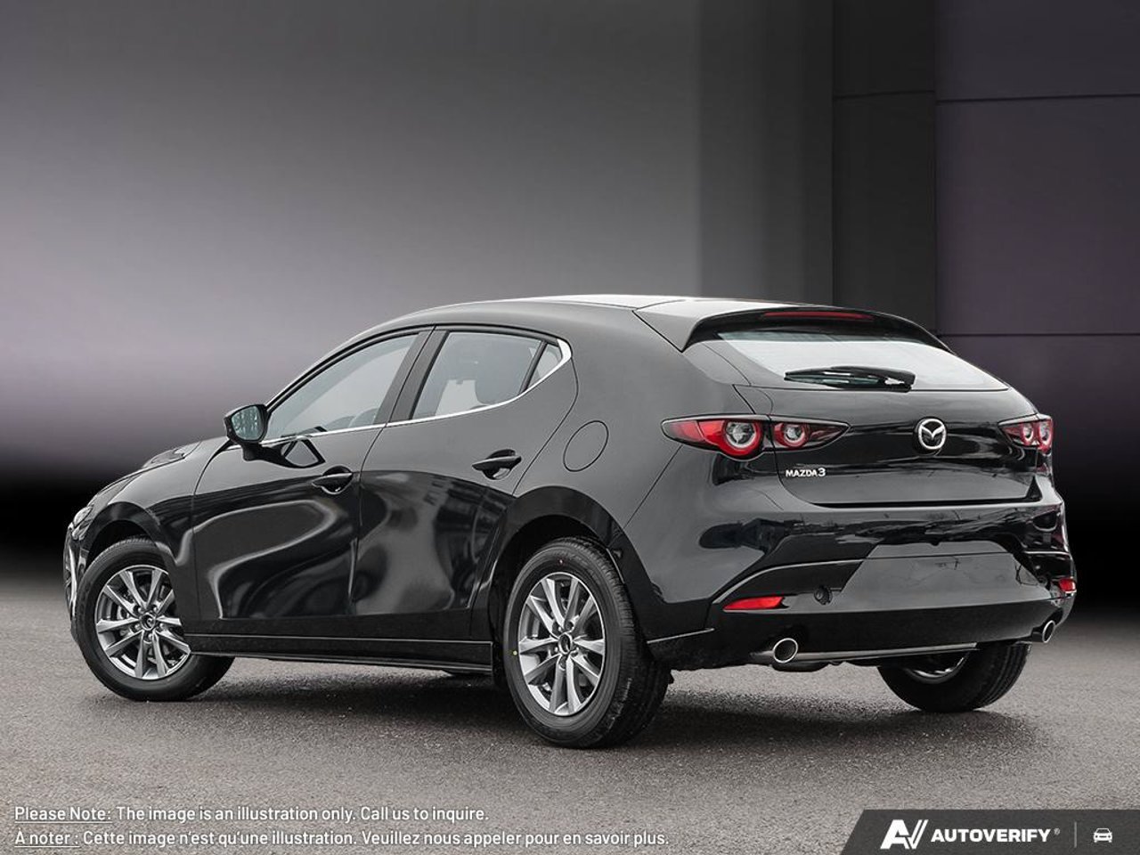 2026 Mazda Mazda3 Sport JM1BPAKL7T1889461 Jet Black Mica Mirabel - photo #3